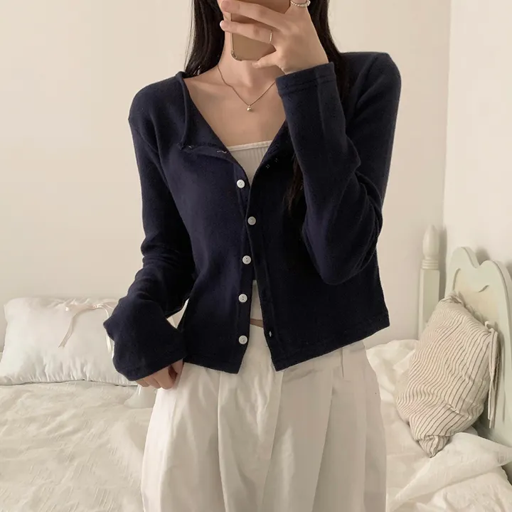 로로 펀칭 가디건 (8color) 상세 이미지 156