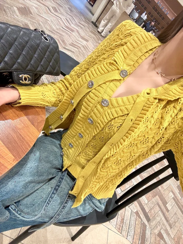 [수입/나시가디건set] 로멜 큐빅 나시 가디건 set [2color) 상세 이미지 3