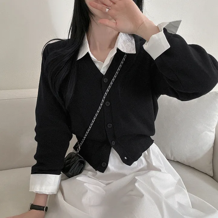 봄필수템 [브이넥/라운드넥] 소장각 라운드 브이넥 기본핏 긴팔 가디건 상세 이미지 92