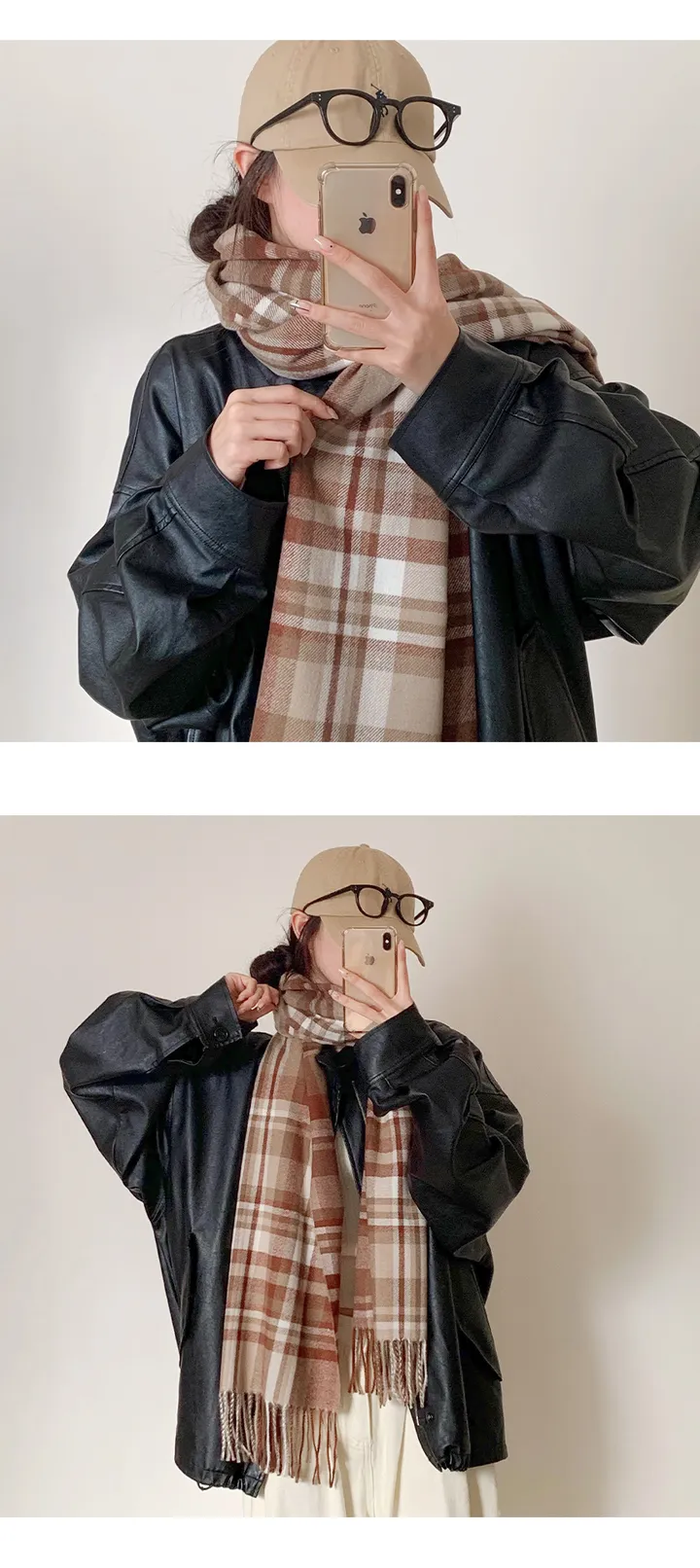 [체크패턴💕] 클래식체크 커플 롱 소프트 파스텔 머플러 목도리 여자목도리 남자목도리 겨울 겨울목도리 체크목도리 상세 이미지 28