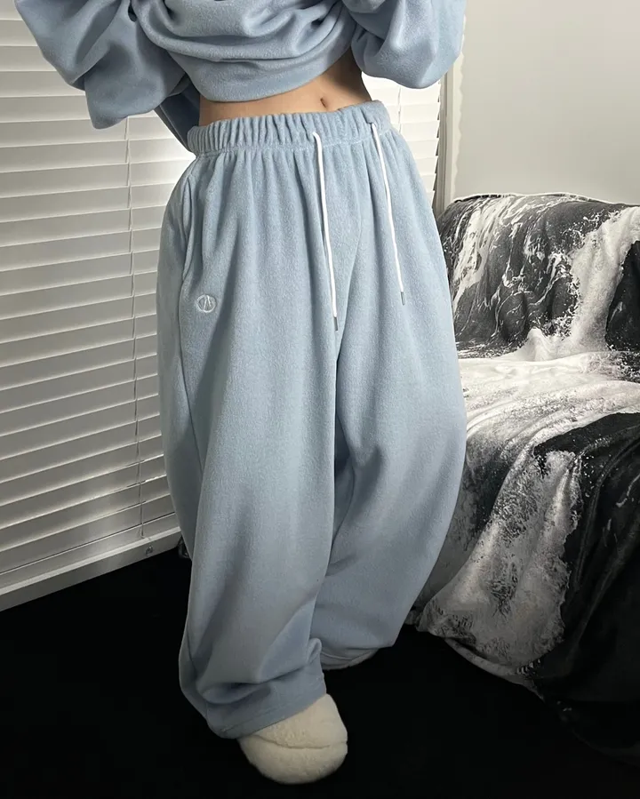 [주문폭주🔥1800장돌파🙏🏻]제로 후리스 롱와이드 팬츠👖[6color/세트가능][후리스팬츠/롱팬츠/트레이닝/후리스/와이드팬츠/츄리닝] 상세 이미지 115