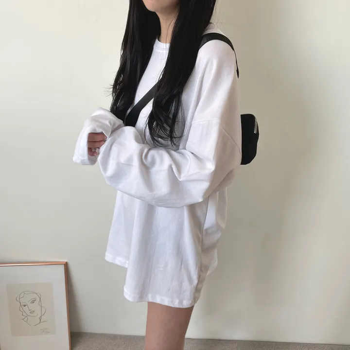 [남녀공용/20color] 빅사이즈 박스티 오버핏 레이어드티 무지티 상세 이미지 28