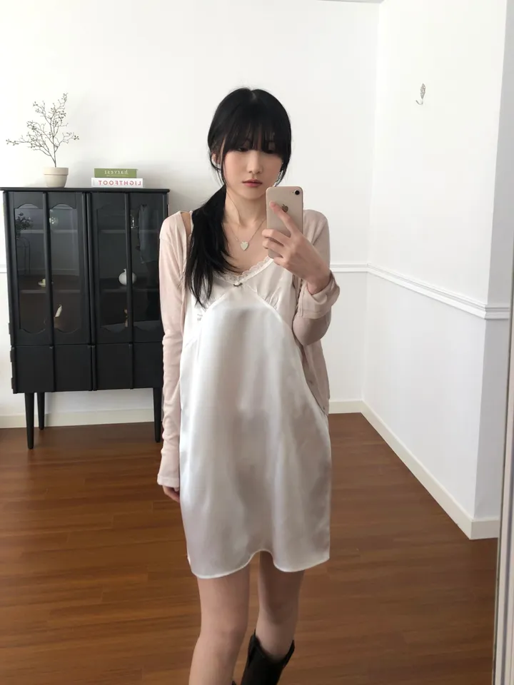 텐셀 브이넥 가디건 (3color) 상세 이미지 2