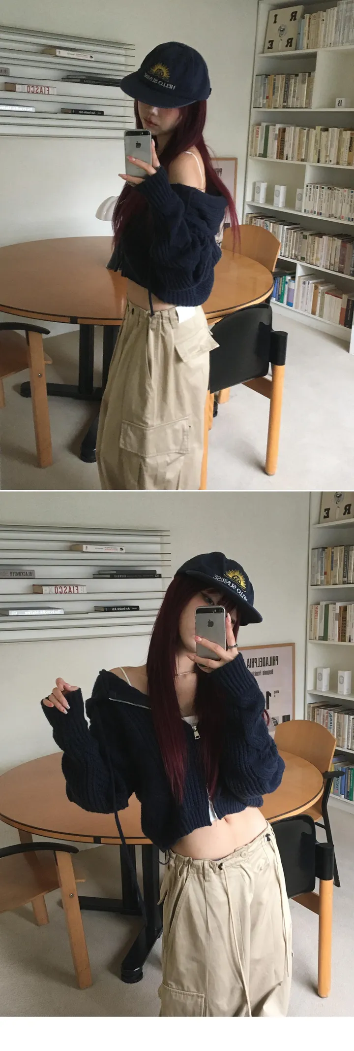 [모델극찬🖤] 꼭 소장 토미 꽈배기 투웨이 오버 니트후드집업 - 3color 상세 이미지 19