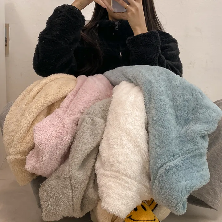 (💥강추템!! 보들보들촉감~💥) 따뜻 플리스 후리스 커플 포근 털 겨울 집업 (L~XL) 상세 이미지 24