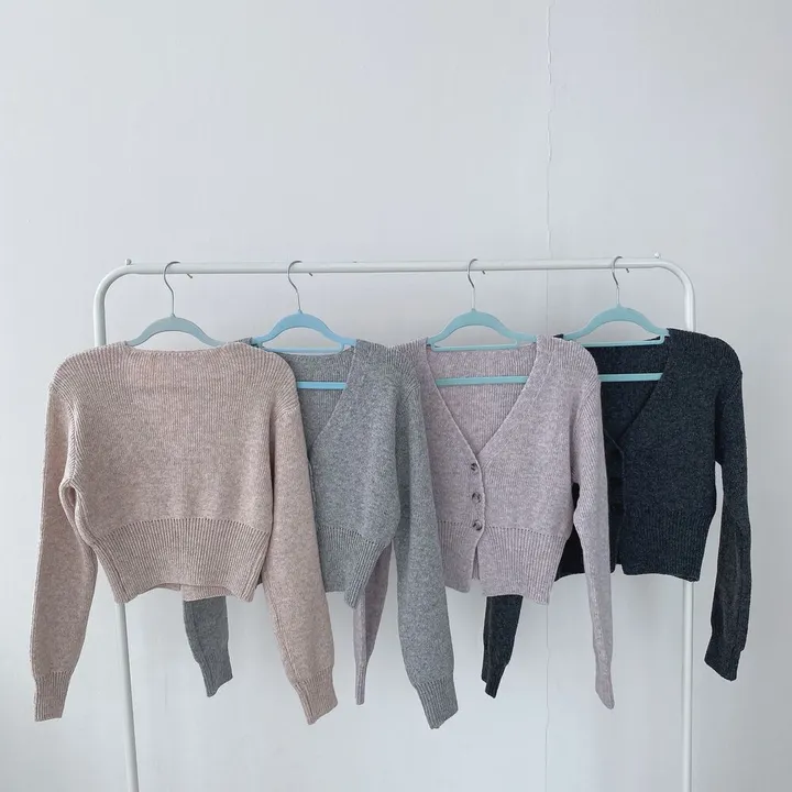 [핏대박!] 잘록허리 , 크롭 니트 가디건 4color 상세 이미지 27
