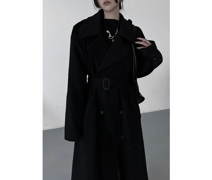 [unisex] trench wool collar coat 상세 이미지 15