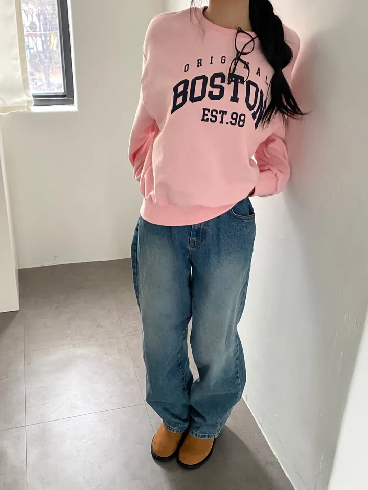 긴팔 티셔츠 모델 착용 이미지-S1L42
