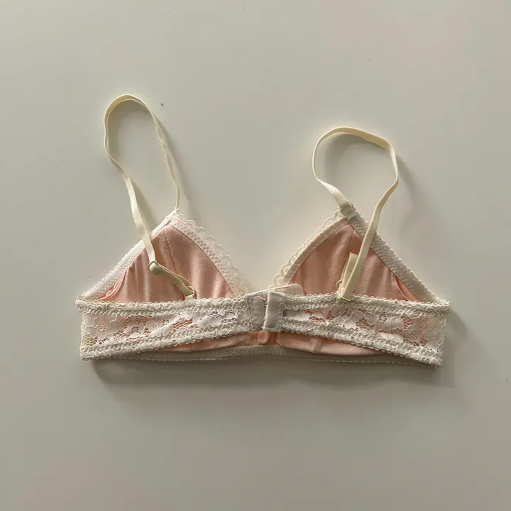 [당일출고/A컵추천] 3컬러 사랑스러운 데일리 레이스 노와이어 편한 속옷 브라 상세 이미지 39