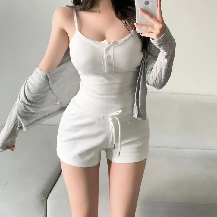 [힙업포켓/보풀x비침x]1282. 허리쏙 와이드 밴딩 포켓 트레이닝 팬츠 숏팬츠 돌핀팬츠 돌핀반바지 밴딩팬츠 반바지 숏팬츠 핫팬츠 숏트레이닝 기본 꾸안꾸 반바지 골반뽕 엉덩이뽕 상세 이미지 10