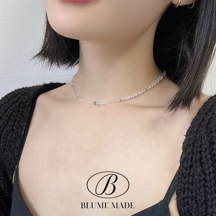 *3천개돌파🔥[made/3color]  플라워 비즈 목걸이 상세 이미지 16