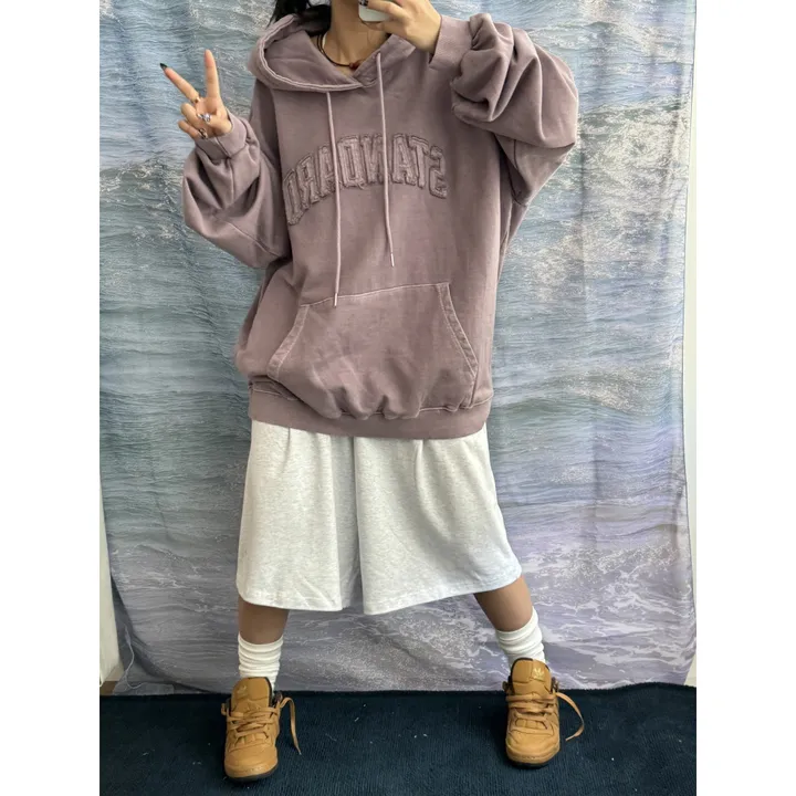 [UNISEX/기획특가/2size!]원턱 라인 루즈 와이드 버뮤다 트레이닝 하프 팬츠(5color) 상세 이미지 47