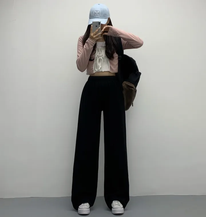 당일🚀[숏&롱/편한바지!] 드림 컬러 밴딩 롱 와이드팬츠 트레이닝팬츠 댄스복 여름팬츠 사계절팬츠 키작녀 키큰녀 (7Col) 상세 이미지 20