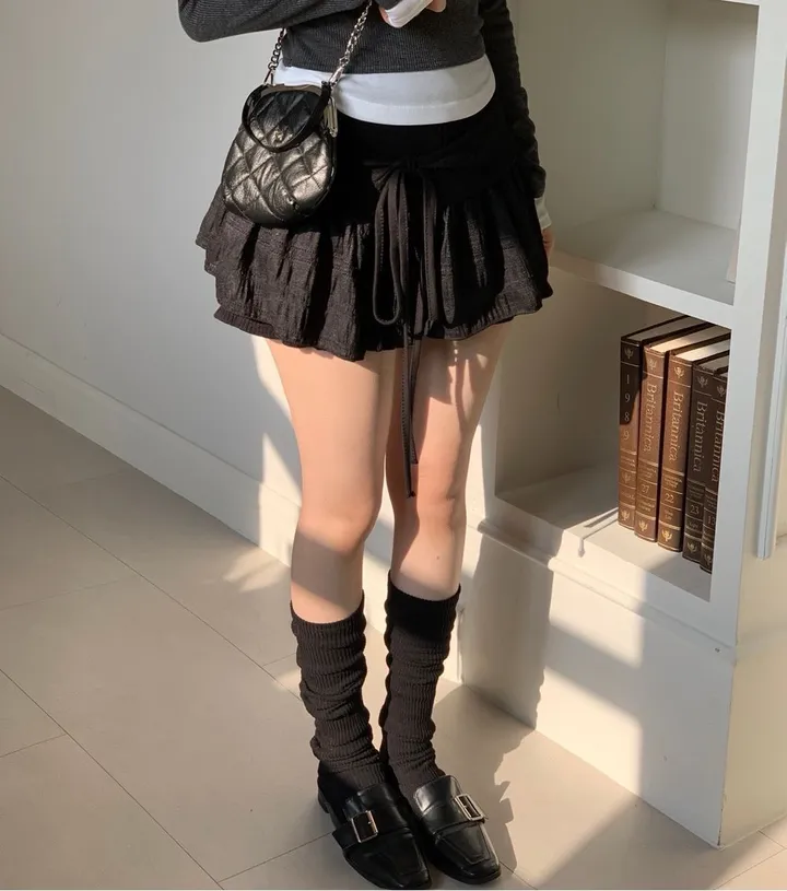 [캐시미어가디건ෆ잘록핏]르본 배색 아가일 패턴 잘록 시보리 카라넥 캐시미어 울니트 버튼 가디건 4color 상세 이미지 29