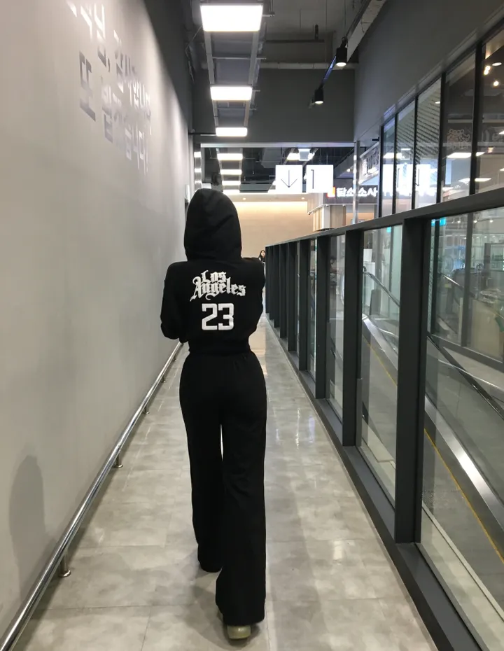 [안감기모/누적4000장] 로스23 크롭 후드집업 와이드 부츠컷 기모 트레이닝 세트 상세 이미지 13