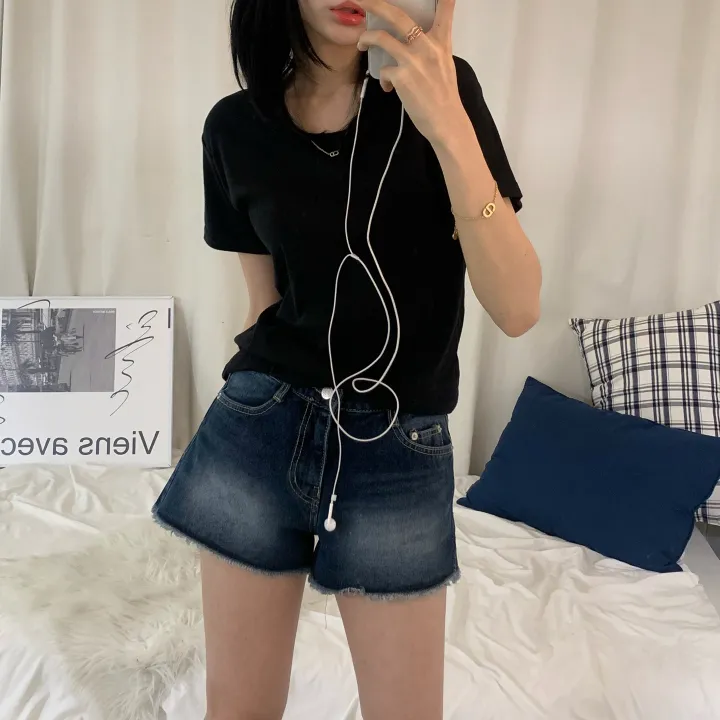 [스탠다드ver/여리여리~.] 기본 라운드 여름 봄 무지 면 반팔티 (6col) 상세 이미지 26