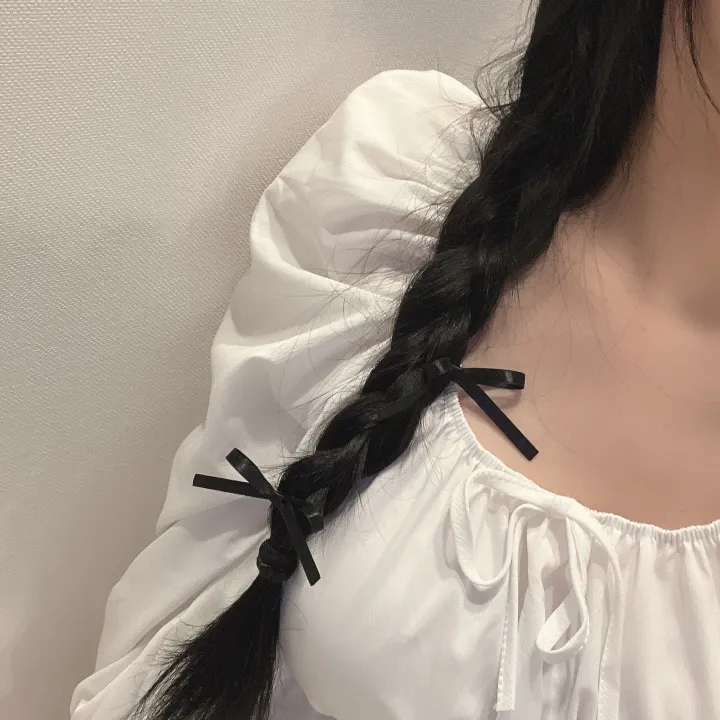 🎀당일//최저가/+색상추가🎀 미디움size [자체제작/2,4,6p] 새틴 중간사이즈 리본핀 5color / 헤어핀 머리핀 집게핀 리본 공주 우정 커플 워터밤 z011 상세 이미지 34