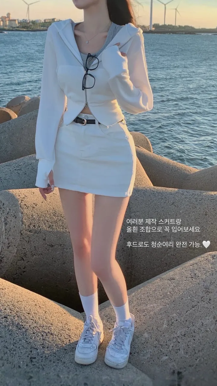 일부당일🚀 [ 자체제작/ 양기모 ] 페이지 크롭 기모 워머 후드집업 상세 이미지 39