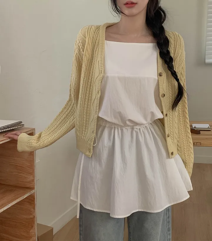 [핏추천!/국내제작] 더니드 꽈배기 케이블 루즈핏 긴팔 가디건 5colors 상세 이미지 13