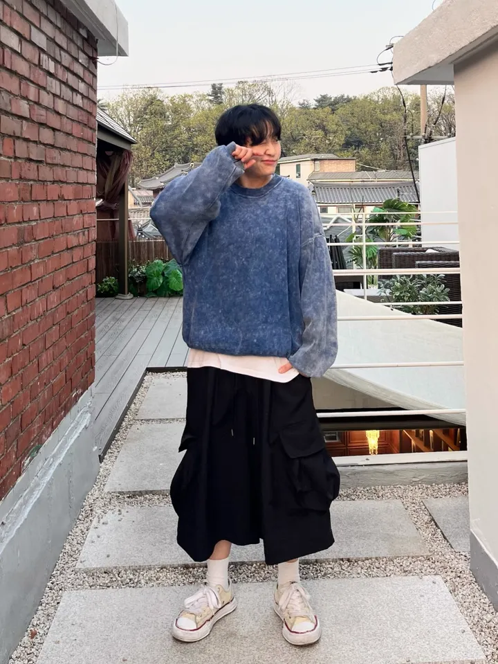 (누적 1000장)(4COLOR) 빅포켓 나일론 8부 카고팬츠 (카고반바지, 여름반바지, 8부팬츠, 와이드반바지, 카고하프팬츠, 나일론팬츠) 상세 이미지 52