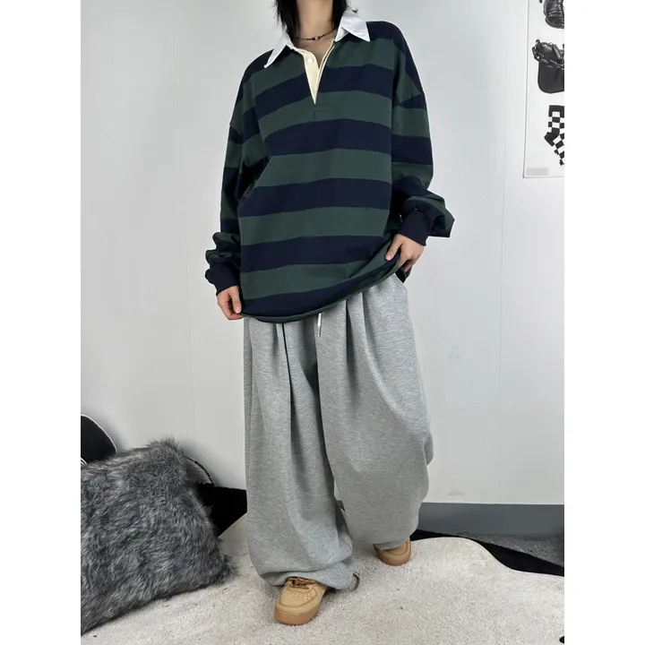 [UNISEX/기획특가]올 데이즈 더블 핀턱 와이드 트레이닝 팬츠(4color) 상세 이미지 25