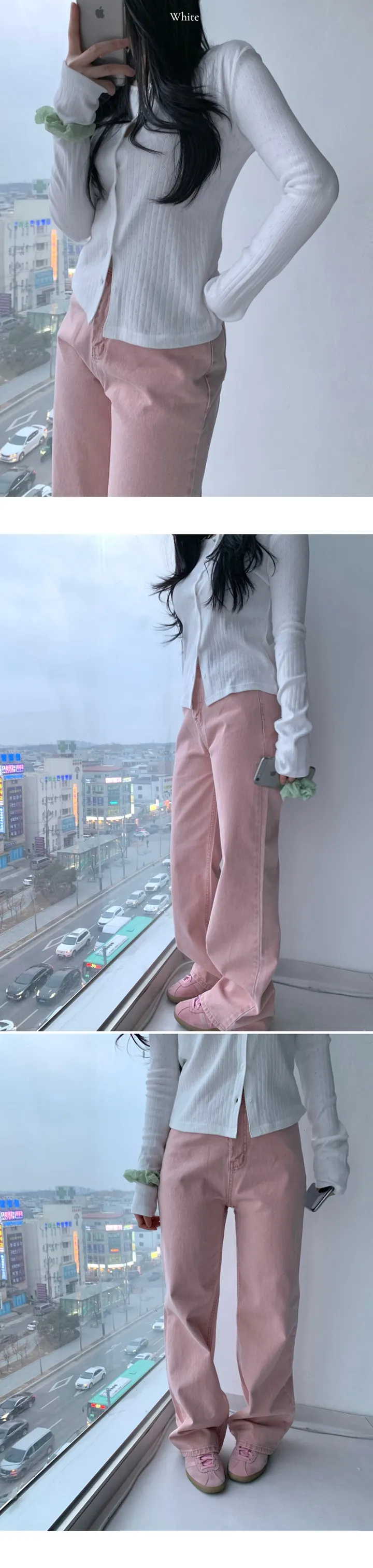 여리슬림💛 [팔뚝커버] 캔디 펀칭 가디건 상세 이미지 7