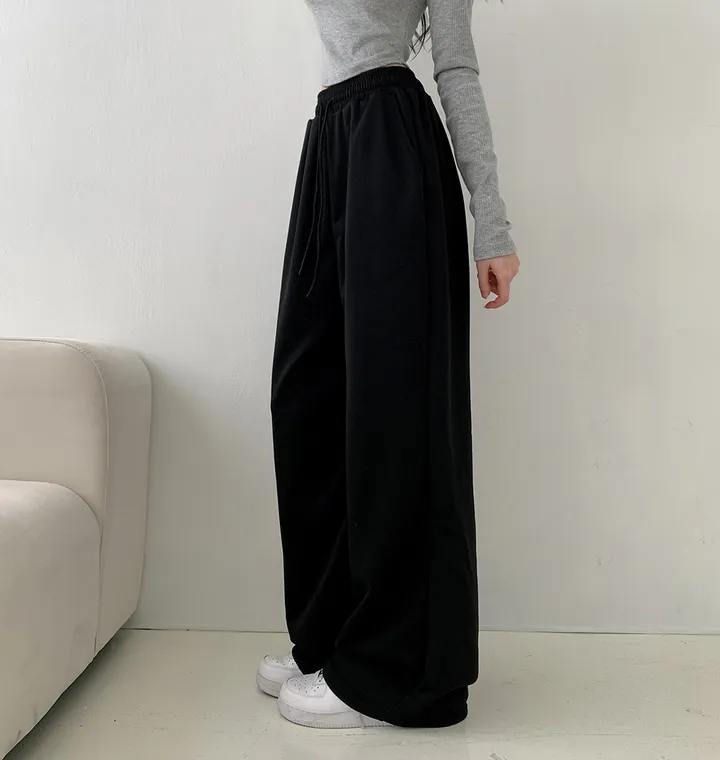 묶음할인💌[숏&롱/L사이즈까지ෆ/데일리팬츠]오엔 와이드핏 롱 트레이닝 밴딩 팬츠 3colors 상세 이미지 40