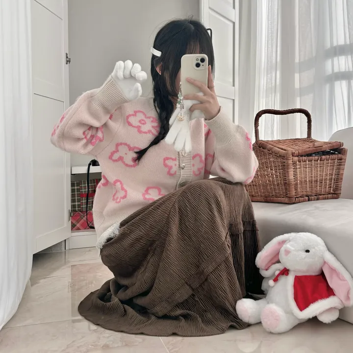 [뭉개구름💭/러블리] 입는순간 귀여움*-* 하튜 탄탄 데일리 니트 가디건 상세 이미지 22