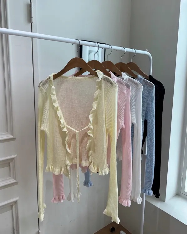 썸머 프릴 가디건 6COLOR 상세 이미지 37