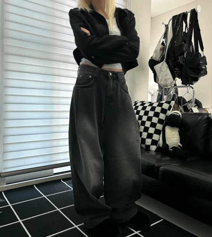 [🎀누적판매 1천장🎀]Allday washing pin-tuck wide denim 올데이 워싱 핀턱 와이드 데님 상세 이미지 40
