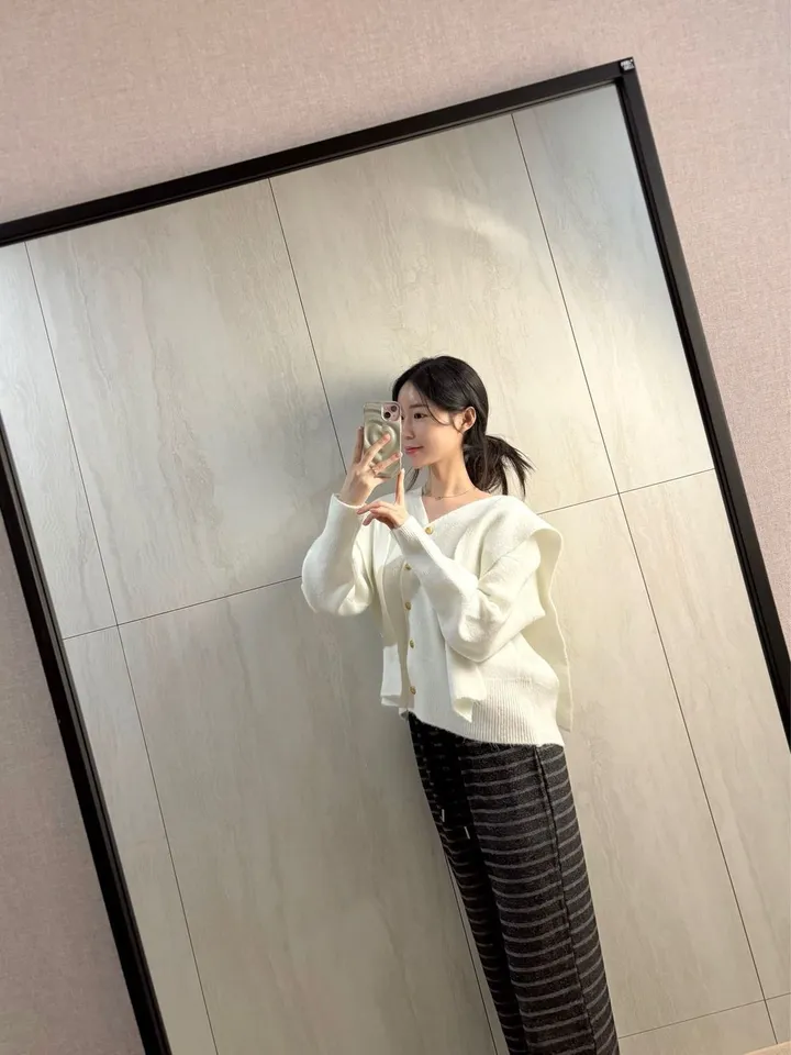 *숄 세트/강추! 여리 숄 니트 금장 가디건 *브이넥가디건, 숄가디건 상세 이미지 38