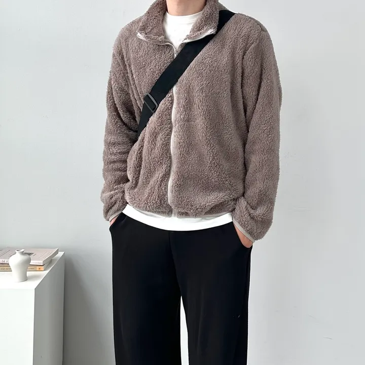 [당일발송!/1+1할인] 소프트 보들 플리스 집업 자켓 후리스 점퍼 아우터 남녀공용베이직플리스자켓 상세 이미지 57