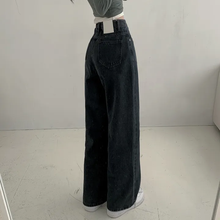 [3단기장/S-2XL/인생데님👖] 로킷 데님 와이드핏 롱 워싱 데님 팬츠 6colors 상세 이미지 25