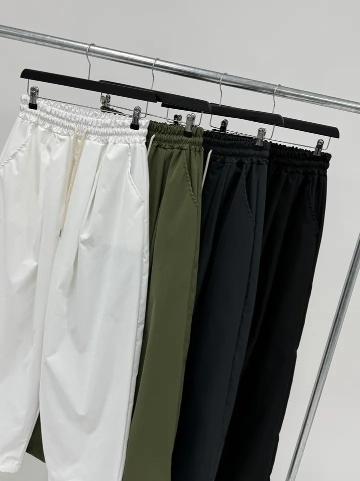 (UNISEX) 머니 나일론 더블 핀턱 스트링 벌룬 PT / 오버핏 와이드 밴딩 트레이닝 벌룬핏 팬츠 바지 와이드팬츠 벌룬팬츠 트레이닝팬츠 나일론팬츠 나일론바지 간절기 봄 여름 상세 이미지 32