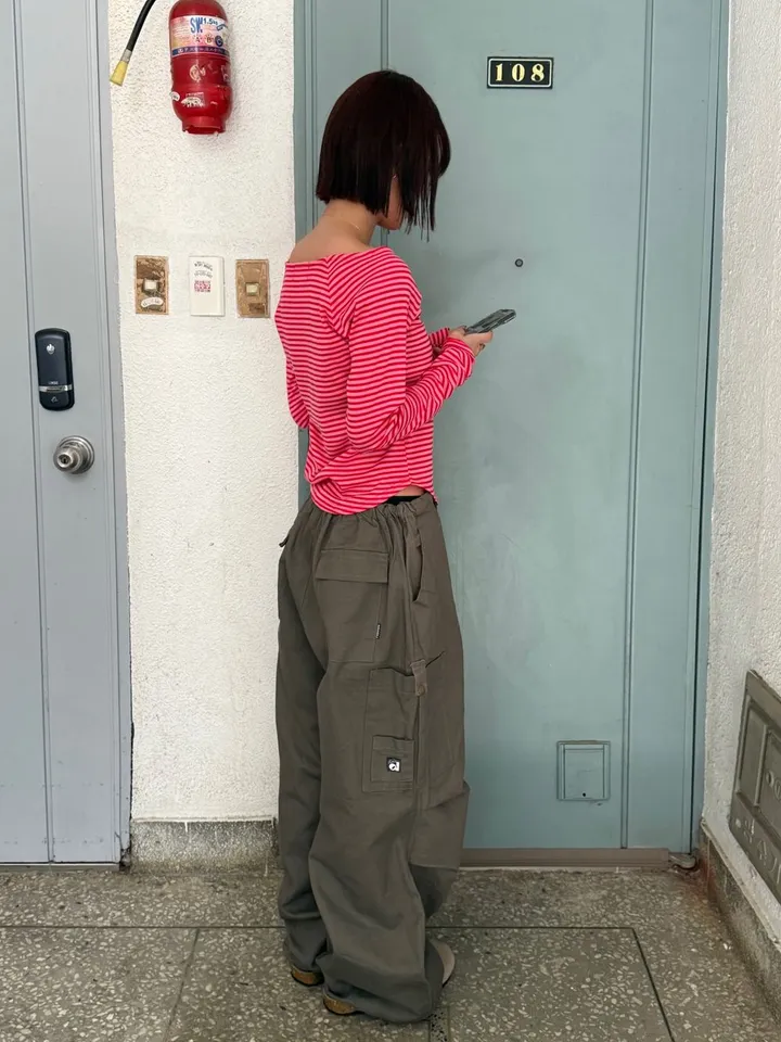 미오 패치 카고 팬츠 - 3 color 상세 이미지 9