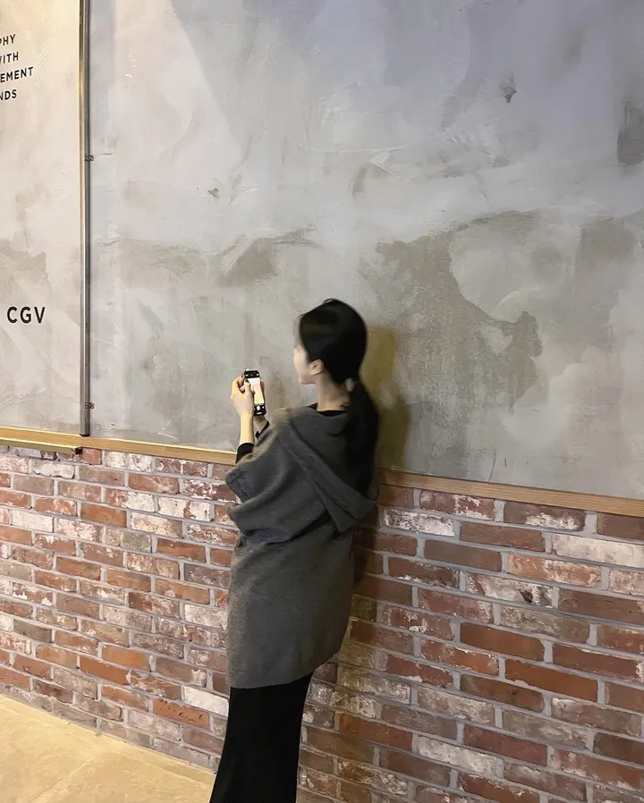 *당일배송* 밤마실 숄 빅후드 꽈 가디건 상세 이미지 15