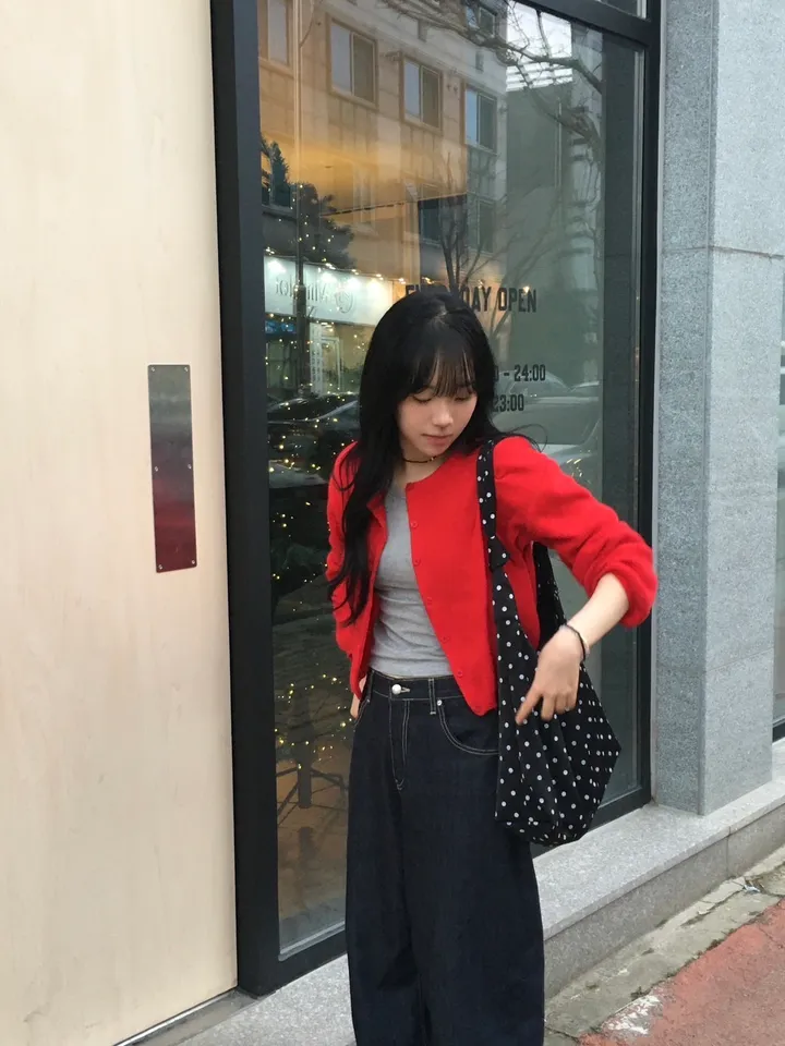 [문의폭주/봄신상💕] 데일리 포근 라운드 니트 가디건 (3color) 상세 이미지 14