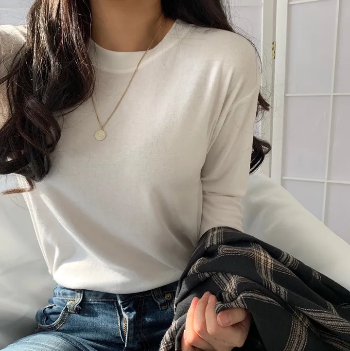 해질걱정 절대없는 베이글 긴팔티셔츠 5col 상세 이미지 3