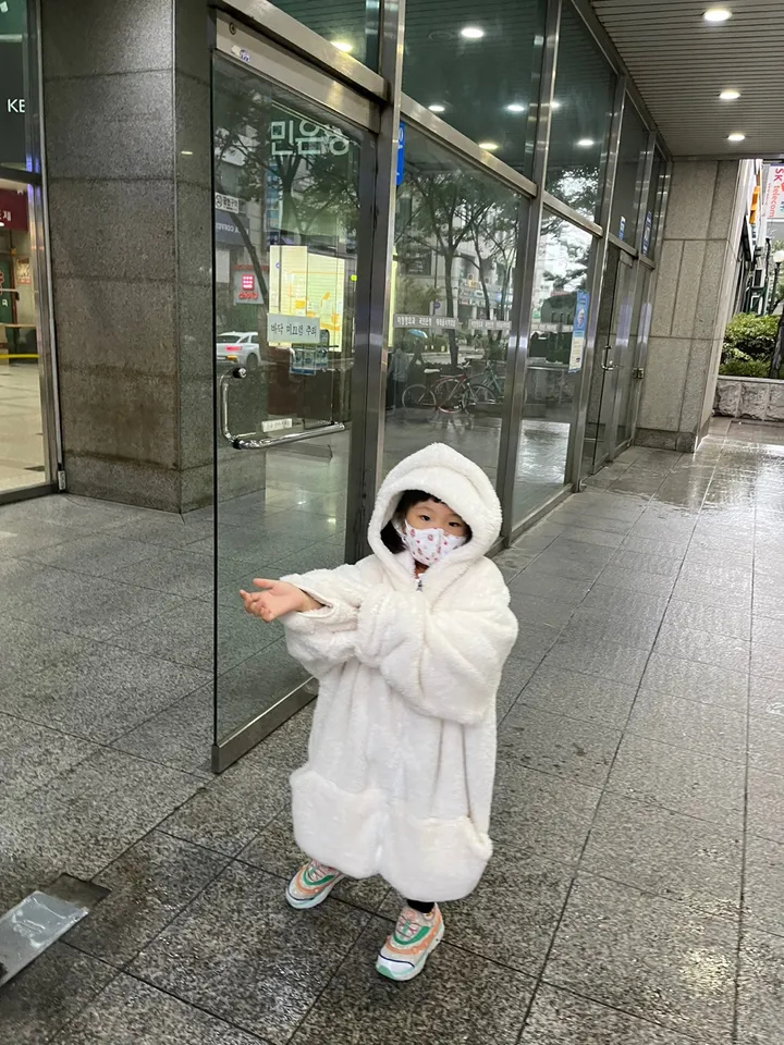 3size 남녀공용 커플룩 양털 후리스 후드집업 2color 상세 이미지 15