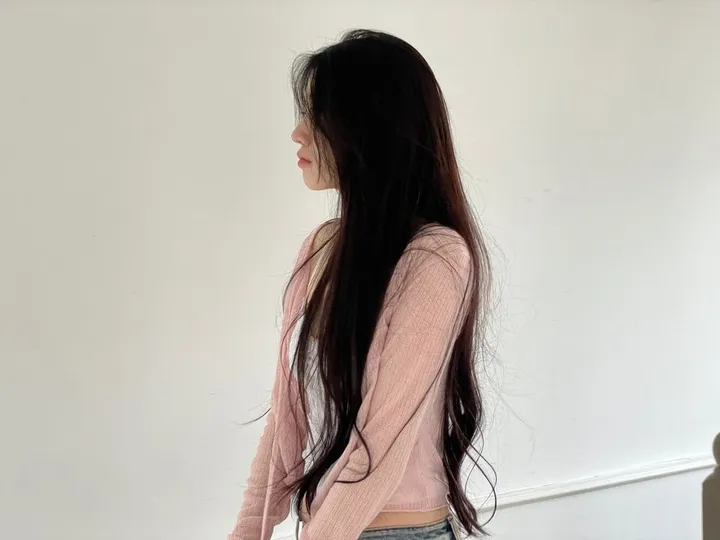 6color 루니 여리핏 리본 시스루 롱슬리브 가디건 상세 이미지 23