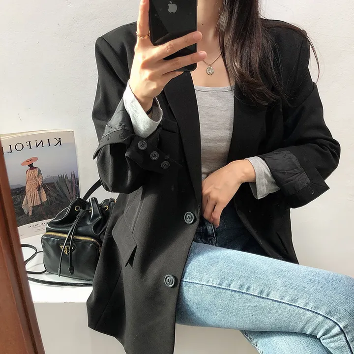 (핏강추/모델소장) 데일리 루즈핏 블레이저 자켓(4color) 상세 이미지 16