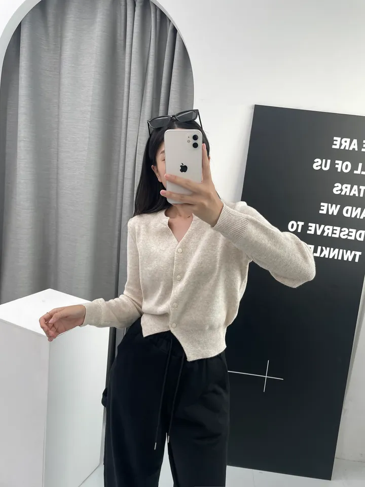 ❤봄컬러추가❤ 13컬러 캐시미어 라운드 트임 니트가디건 상세 이미지 55