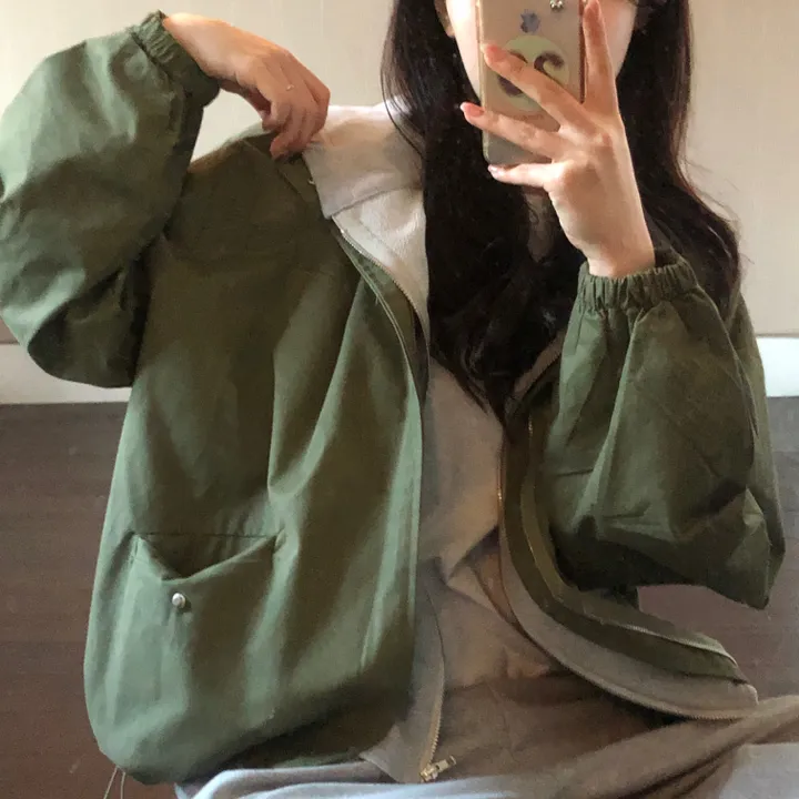 [최저가보장/후드탈부착!] 루즈핏 후드 레이어드 야상 점퍼 누빔 안감있음 -2colo 상세 이미지 50
