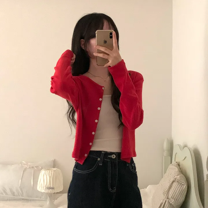 로로 펀칭 가디건 (8color) 상세 이미지 112