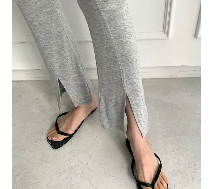F-XL 여름 찰랑 실키 앞트임 밴딩 롱 레깅스(2C) 상세 이미지 9