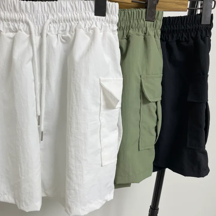 [20시이전 주문 당일출고🩷] 아노락 카고 반바지 비침X 바스락 바캉스룩 여름 포켓 속바지O 숏팬츠 3부반바지 카고바지 카키 바지(3COLOR / FREE SIZE) 상세 이미지 24