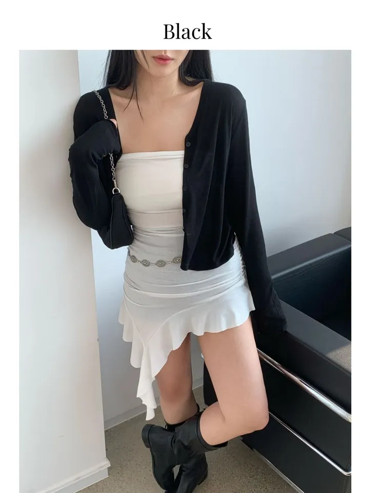 ❤‍🔥텐셀 가디건 세미크롭 여리핏 봄 여름 간절기 살안타템 상세 이미지 38