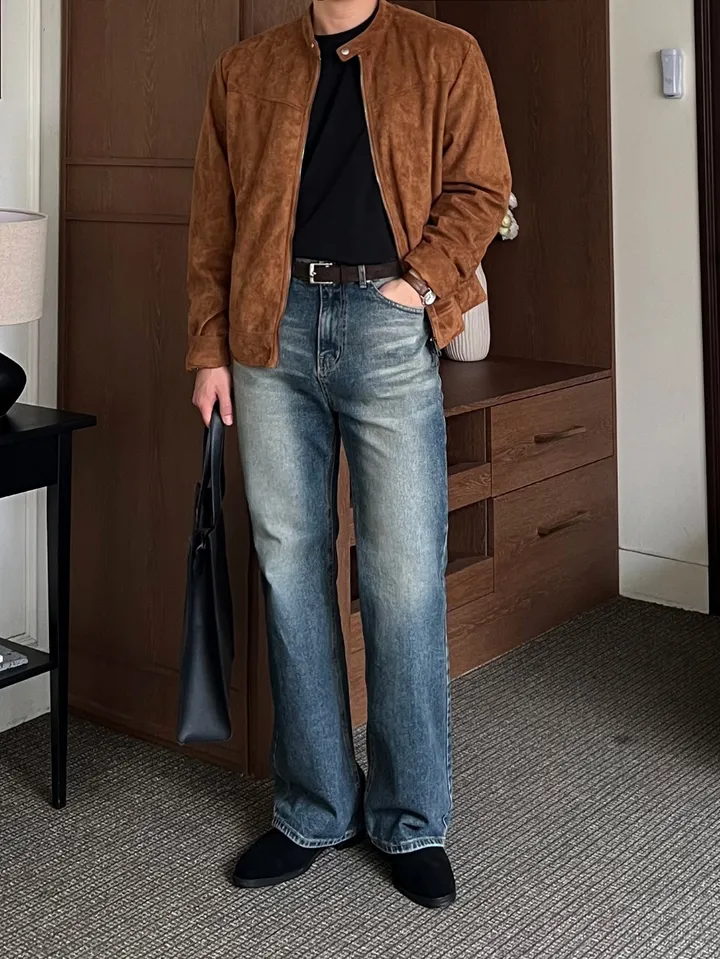 소가죽 원형 손목시계 사각 소가죽 데일리 심플 가죽시계 메탈 레더 남친룩 하객룩 봄 가을 상세 이미지 62