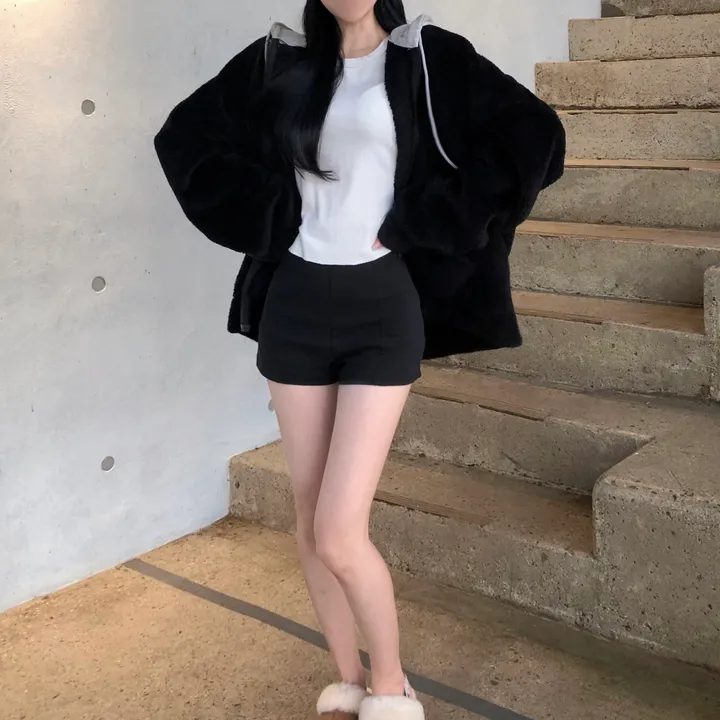 당일🚀[보온성갑/남여공용] 포근 양털 보들 플리스 투웨이 집업 곰돌이 후드 후리스 상세 이미지 15
