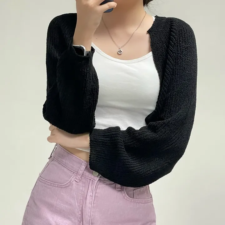 [여리핏/지금부터 쭉~] 엘르 볼레로 가디건 크롭가디건 여름가디건 상세 이미지 51
